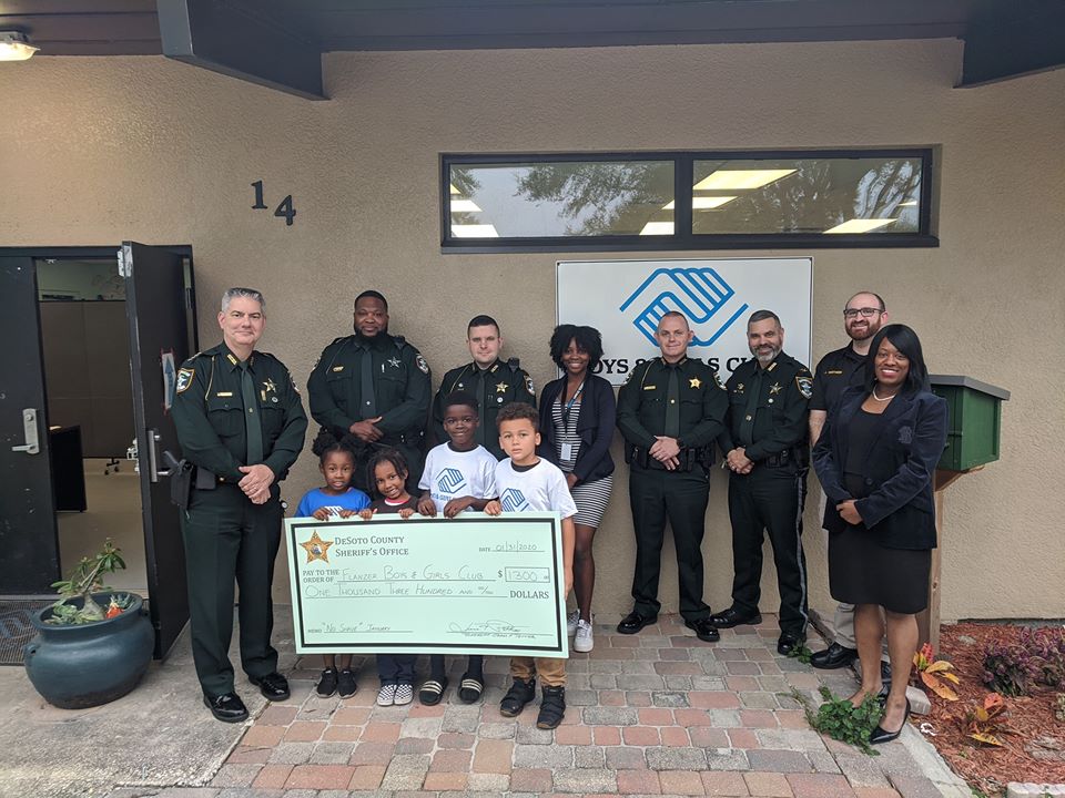 DCSO Donation to Boys and Girls Club